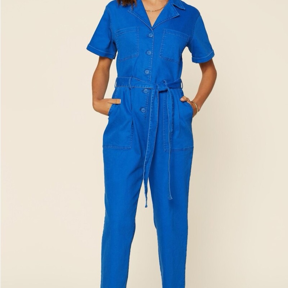 Fox&Gray - Blue Denim Jumpsuit